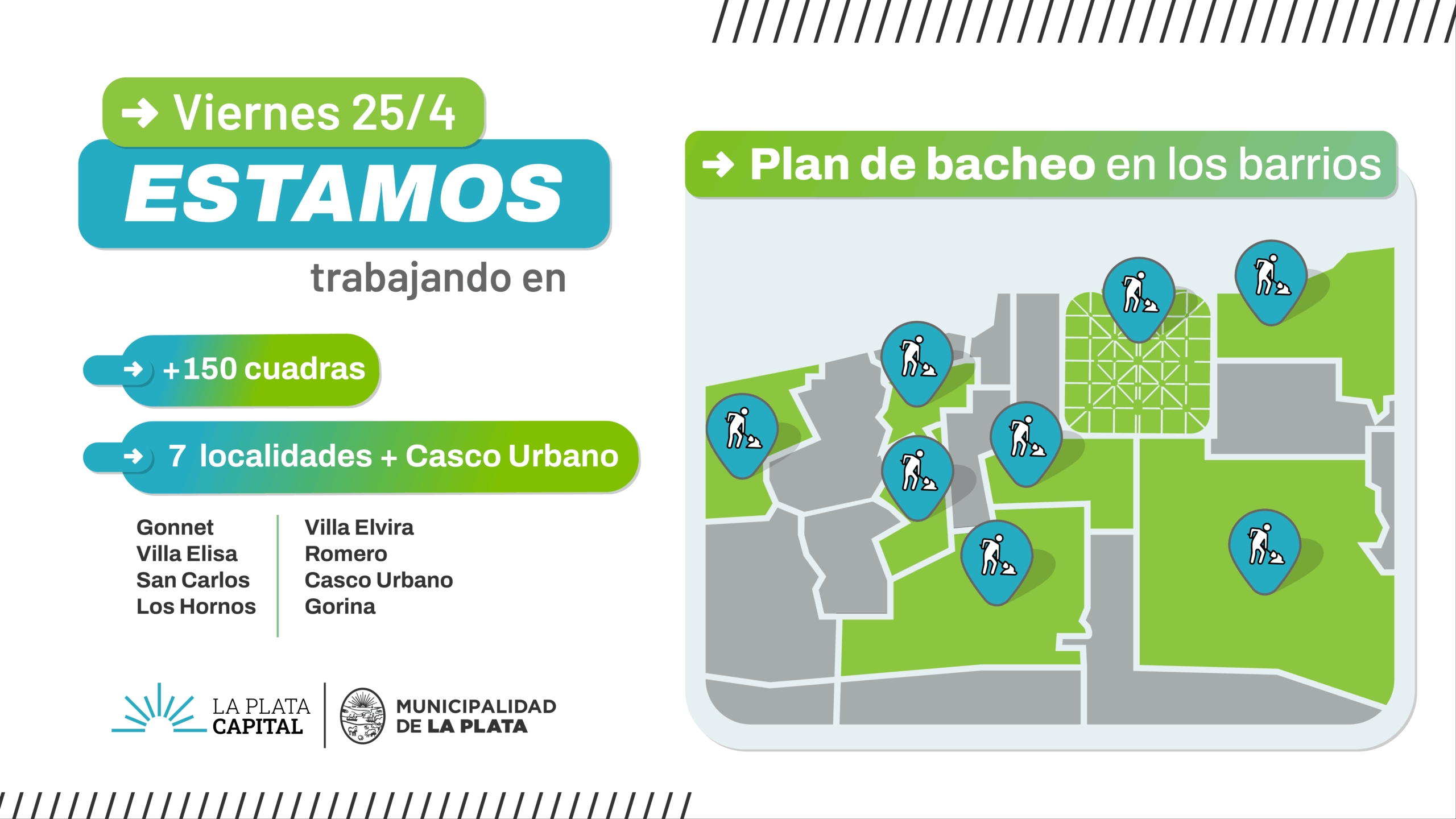 El Municipio intensifica el plan de bacheo en más de 150 cuadras de La ...