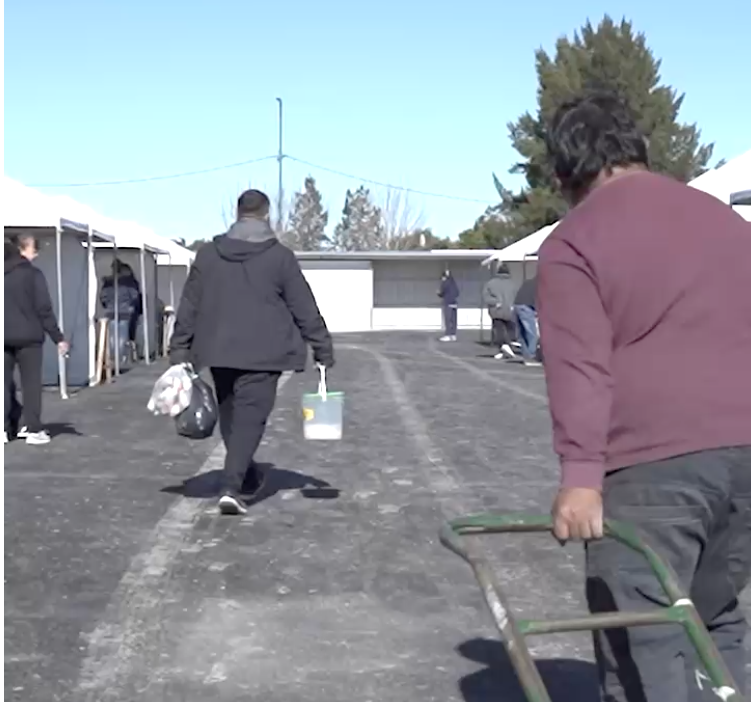 Manteros del Parque Saavedra fueron relocalizados en el Paseo de Compras de Villa Elvira
