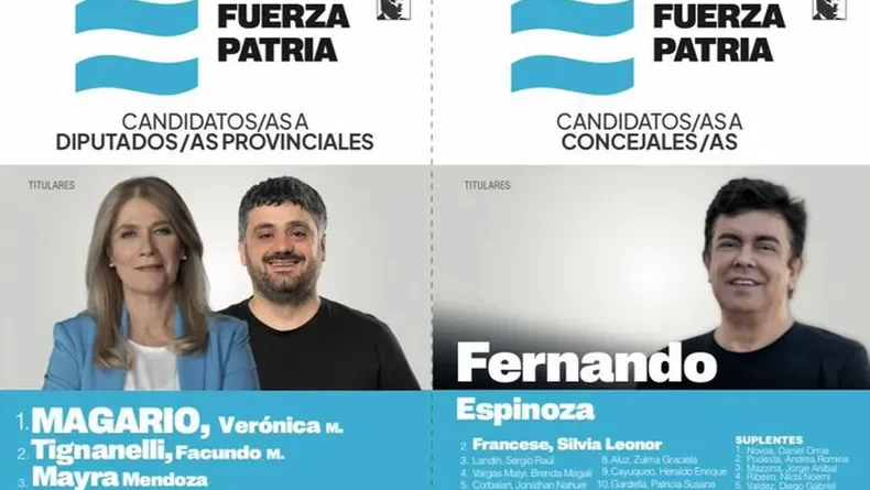 Mayra Mendoza exige que se incluya su imagen como tercera candidata a diputada, pero las boletas ya están presentadas