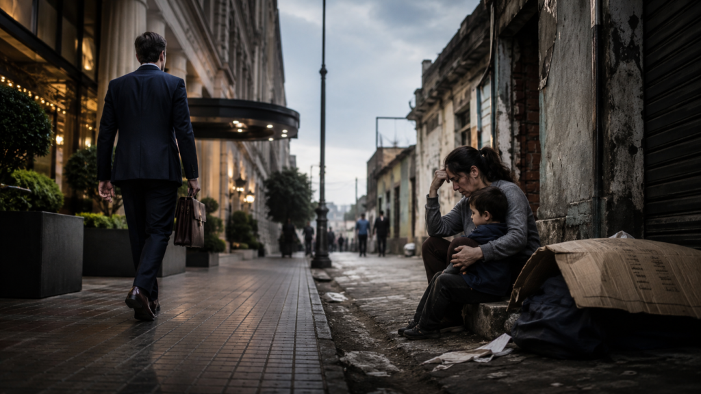 Récord en los papeles, ajuste en la calle: así se va achicando la clase media en la Argentina de Milei