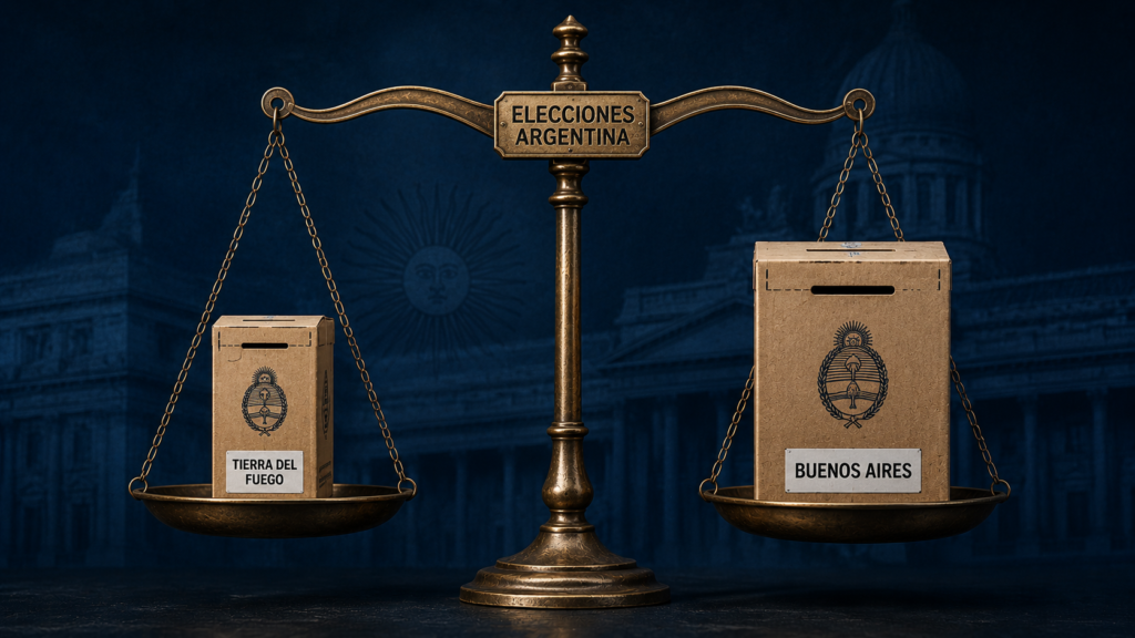 El voto de un bonaerense vale 6,5 veces menos que el de un fueguino