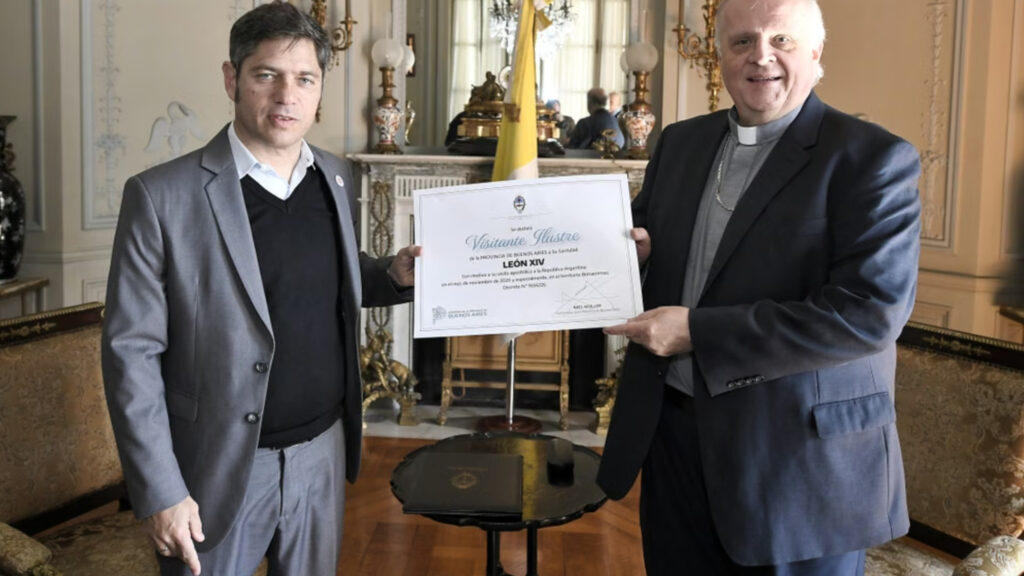 Kicillof y el Papa: la foto del Cottolengo que incomoda a Milei