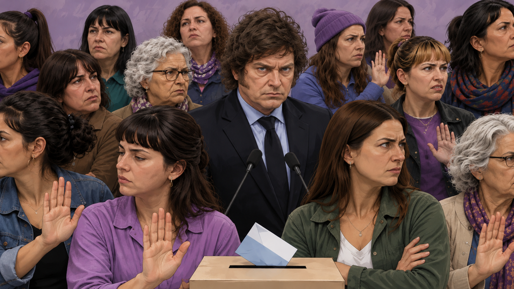 La brecha de género que preocupa al gobierno: siete de cada diez mujeres rechazan a Milei