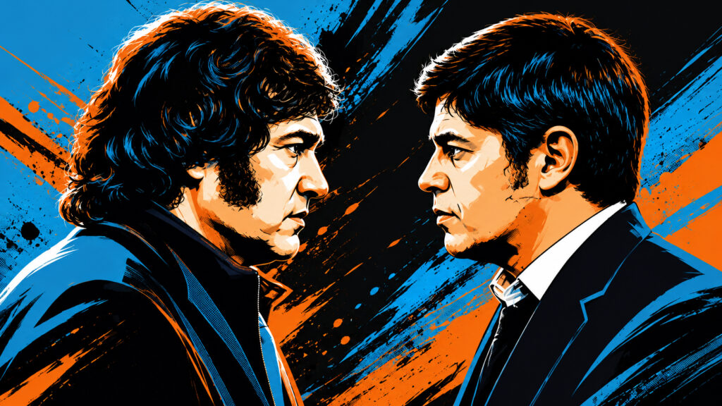 Kicillof le gana a Milei en imagen, pero los dos tienen más rechazo que apoyo