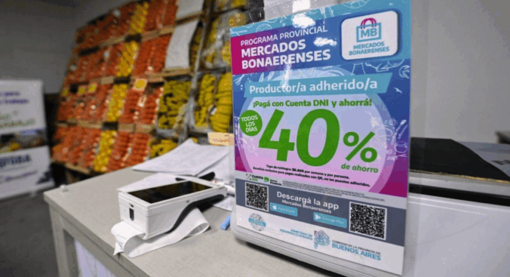 Nuevas ofertas y descuentos en el Mercado Bonaerense y cuenta DNI en La Plata