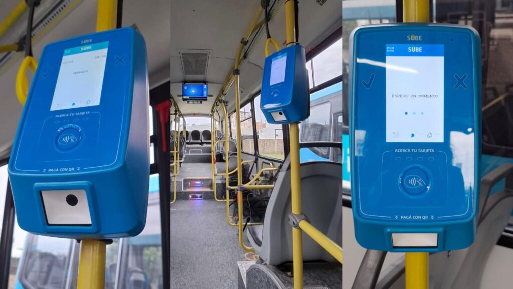 Micros de La Plata estrenan validadores con pagos abiertos por QR y Débito