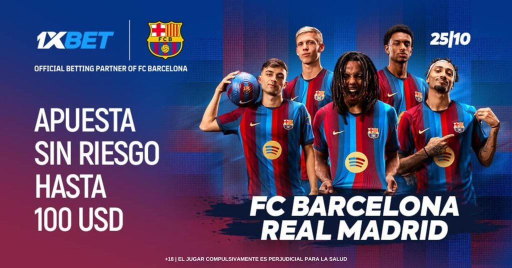 FC Barcelona vs Real Madrid CF: primer El Clásico en el Spotify Camp Nou con una apuesta gratis de hasta $100