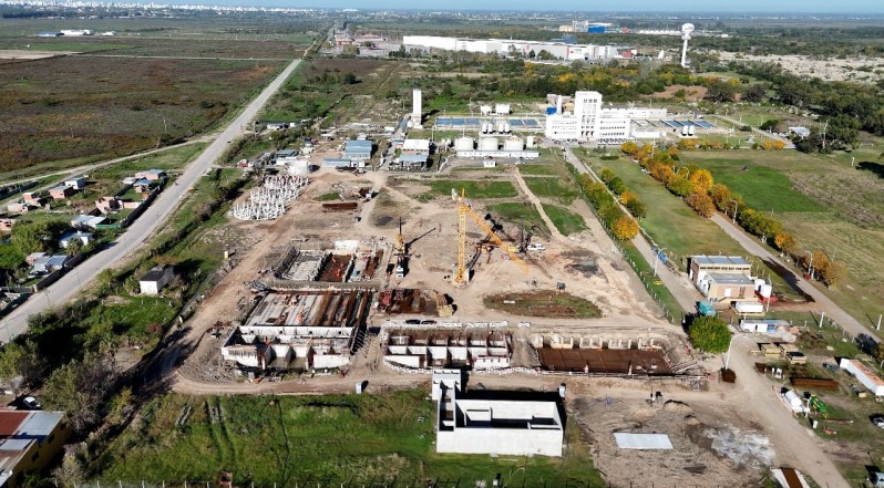Avanzan obras de una planta potabilizadora de agua para La Plata, Berisso y Ensenada