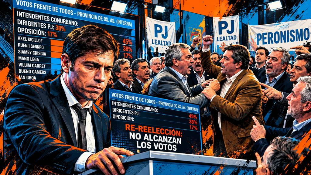 Kicillof prometió habilitar la reelección de los intendentes bonaerenses para 2027 pero todavía no tiene los votos