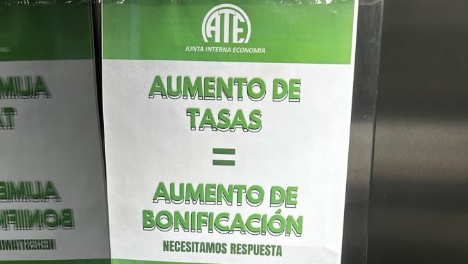 El Registro de la Propiedad subió las tasas hasta un 300% pero los sueldos de sus empleados no se movieron: ATE empapeló el edificio