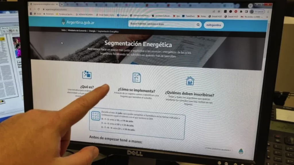 El Gobierno habilitó una nueva web para gestionar los subsidios energéticos: cómo funciona y a quiénes alcanza
