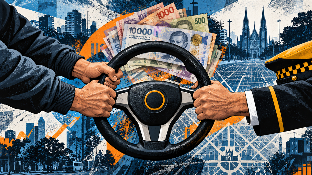 Cuando no hay trabajo, cualquier volante es una changa: la crisis detrás de la guerra entre taxistas y Uber en La Plata