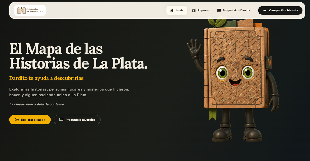 Un mapa interactivo reúne las historias de La Plata y suma un asistente con inteligencia artificial